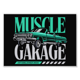 Klassieke auto foto afdruk