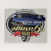 Klassieke auto Garage Nomad Legpuzzel (Horizontaal)