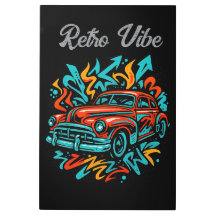 Klassieke Auto Graffiti Poster