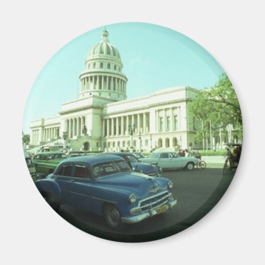 Klassieke auto Havana Cuba Magneet (Voorkant)