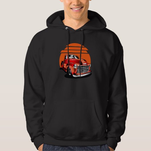 klassieke auto hoodie (Voorkant)
