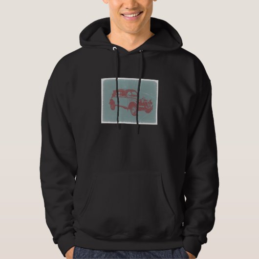 Klassieke auto hoodie (Voorkant)