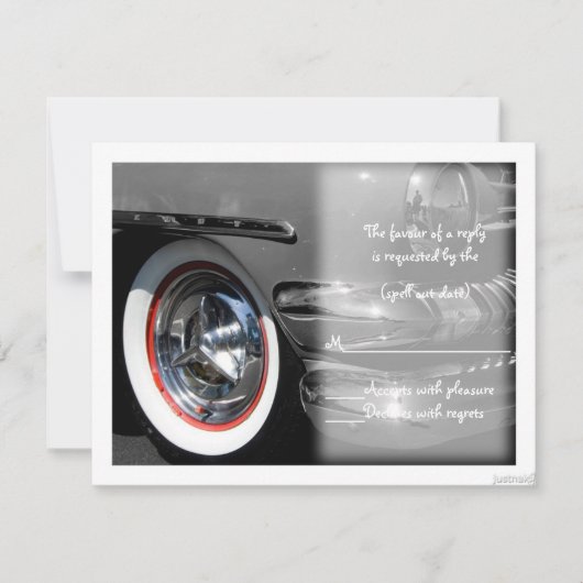 klassieke auto iii rsvp (Voorkant)