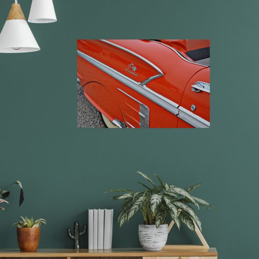  Klassieke auto Impala Sluiten Poster (Woonkamer 1)