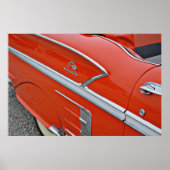  Klassieke auto Impala Sluiten Poster (Voorkant)