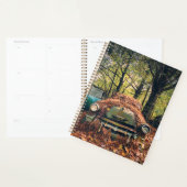 Klassieke Auto in Herfstbladeren Planner (Display)
