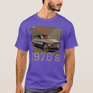 klassieke auto jaren 70 vintage retro t-shirt
