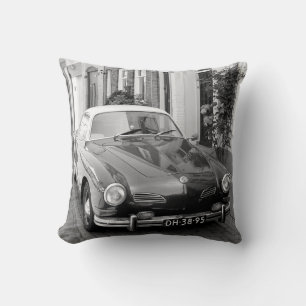 Klassieke Auto Karmann Ghia Z&W Kussen