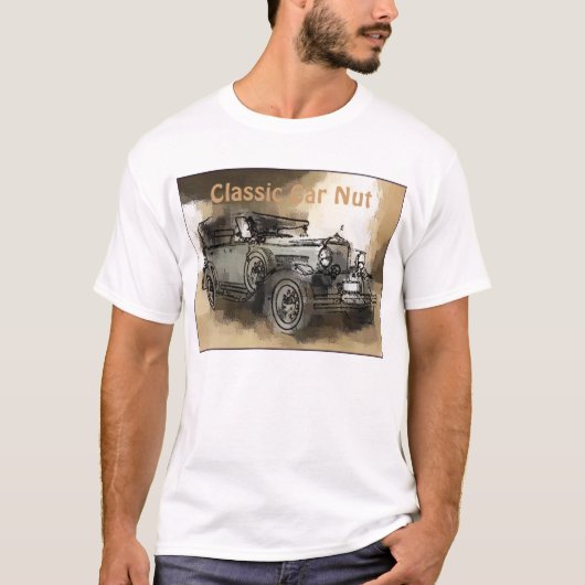 Klassieke auto, Klassieke auto Nut T-shirt (Voorkant)