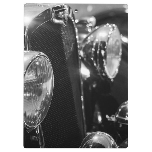  klassieke auto klembord (Achterkant)