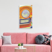 Klassieke auto koplamp pop kunst canvas afdruk (Insitu (Woonkamer))