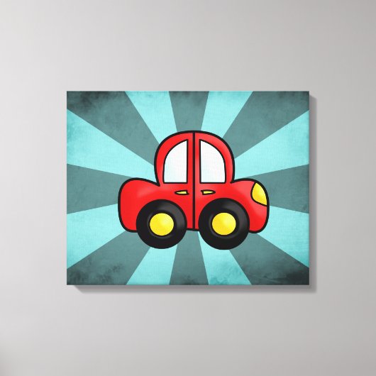 Klassieke Auto Kunst Retro Auto Print (Voorkant)