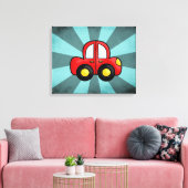 Klassieke Auto Kunst Retro Auto Print (Insitu (Woonkamer))