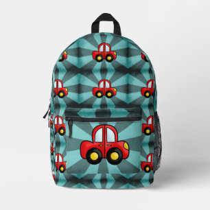 Klassieke Auto Kunst Retro Auto Print Bedrukte Rugzak