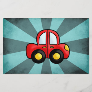 Klassieke Auto Kunst Retro Auto Print Briefpapier