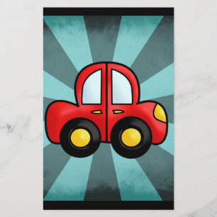 Klassieke Auto Kunst Retro Auto Print Briefpapier