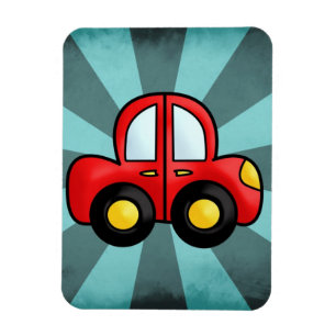 Klassieke Auto Kunst Retro Auto Print Magneet