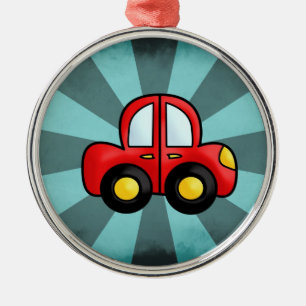 Klassieke Auto Kunst Retro Auto Print Metalen Ornament