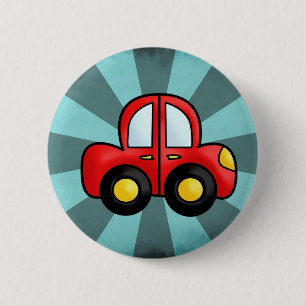 Klassieke Auto Kunst Retro Auto Print Ronde Button 5,7 Cm