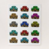 klassieke auto legpuzzel (Verticaal)