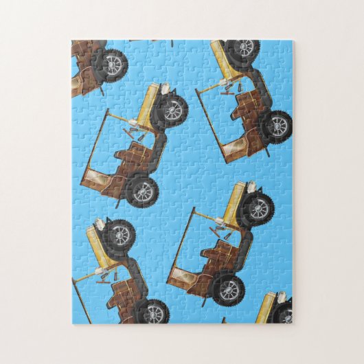 Klassieke auto legpuzzel (Verticaal)