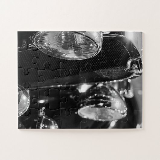  klassieke auto legpuzzel (Horizontaal)