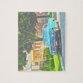 Klassieke auto legpuzzel (Verticaal)