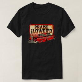 Klassieke auto loven de verlaagde 50's auto t-shirt