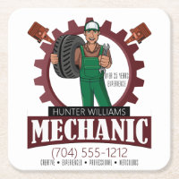 Klassieke Auto Mechanic Garage Business Marketing