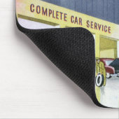 Klassieke Auto Mechanica Complete Autogarage Muismat (Hoek)