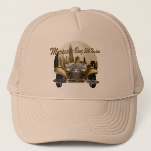 Klassieke auto Mercedes Benz 500 Roadster Trucker Pet