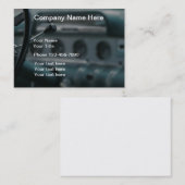 Klassieke auto met autowrak visitekaartje (Voorkant / Achterkant)