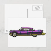 Klassieke Auto met Finnen Briefkaart (Voorkant / Achterkant)
