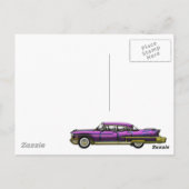 Klassieke Auto met Finnen Briefkaart (Achterkant)