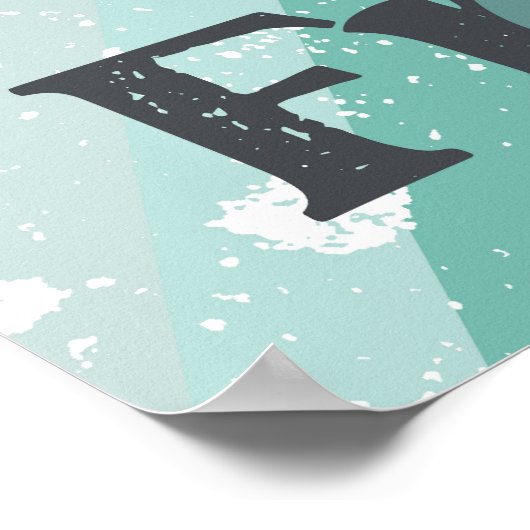 Klassieke auto met typografie. poster (Hoek)