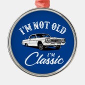 Klassieke auto metalen ornament (Voorkant)