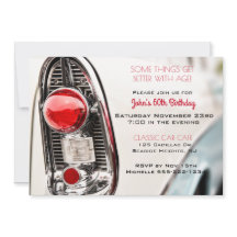 Klassieke auto Mid Century achterlicht