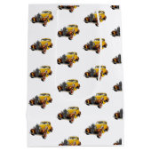 Klassieke Auto Moderne Cool Medium Cadeauzakje (Achterkant)