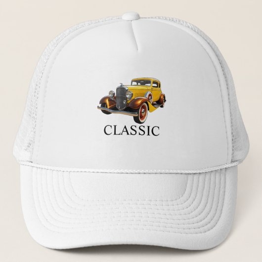 Klassieke Auto Moderne Cool Trucker Pet (Voorkant)