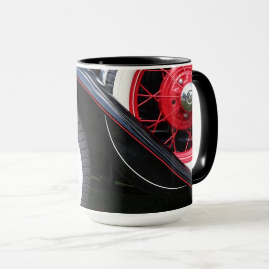 Klassieke auto mok (Voorkant rechts)