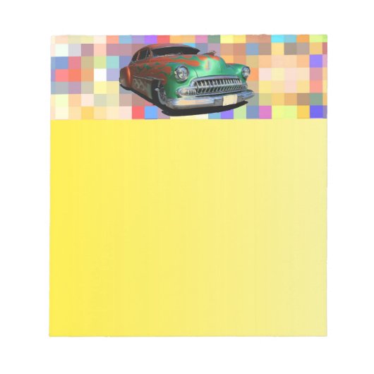 Klassieke auto notitieblok (Voorkant)