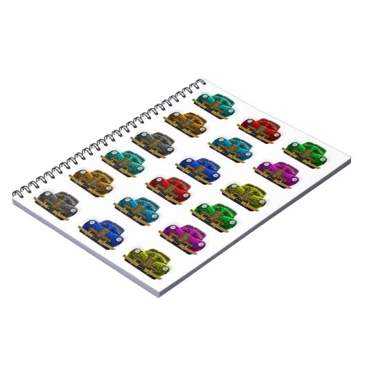  klassieke auto notitieboek (Linkerzijde)