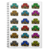  klassieke auto notitieboek (Voorkant)