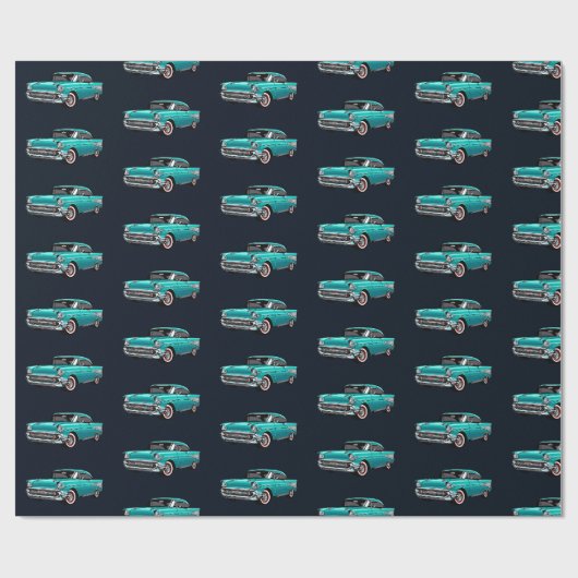 Klassieke Auto Oldtimer Cadeaupapier (Vlak)