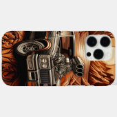 Klassieke auto op dromerige wegen Case-Mate iPhone case (Achterkant (horizontaal))
