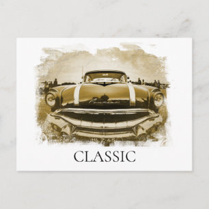 *~* Klassieke Auto Oud Antiek Retro Briefkaart