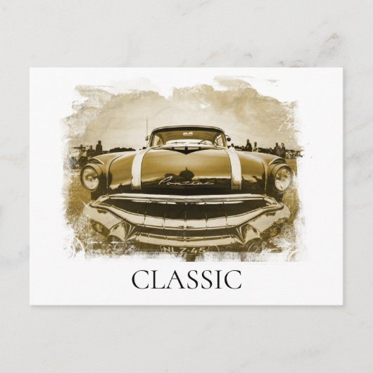 *~* Klassieke Auto Oud Antiek Retro Briefkaart (Voorkant)