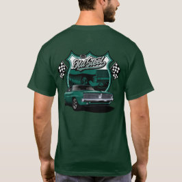 Klassieke Auto Oud Staal Race Patroon T-shirt