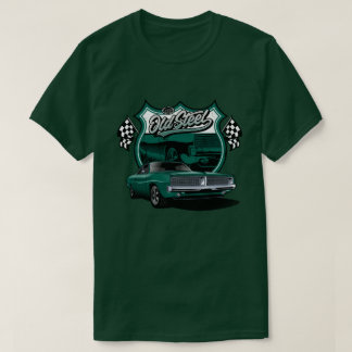 Klassieke Auto Oude Stalen Race Patroon T-shirt