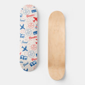 klassieke auto persoonlijk skateboard (Voorkant)